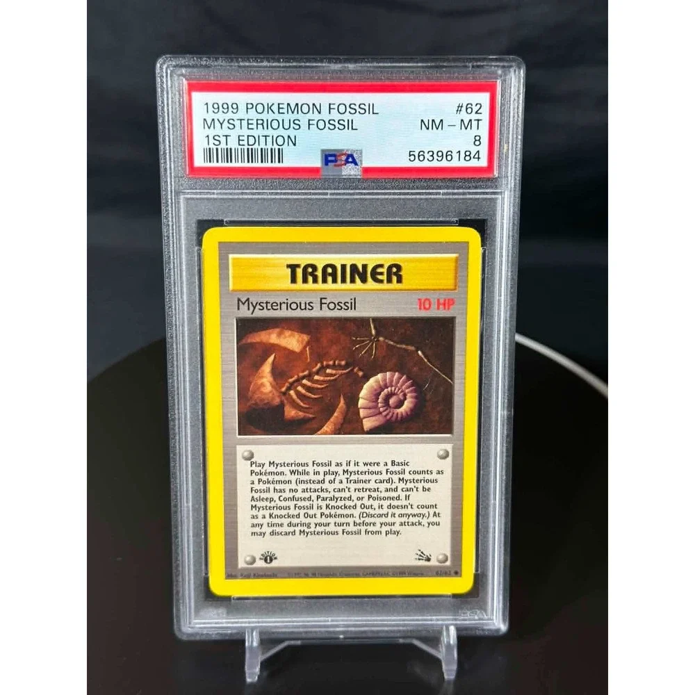 sword and shield pokemon card list Mysterious Fossil - Fossil [COMMON] [1st Edition] [Near Mint] Part of the community Pokemon Single Card Common Mysterious